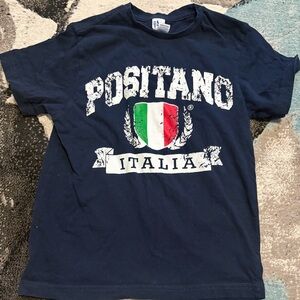 Positano Italia Navy Kids Graphic Tee
